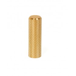 Buton pentru mobila Graf Mini, finisaj alama intunecata periata, D= 10 mm