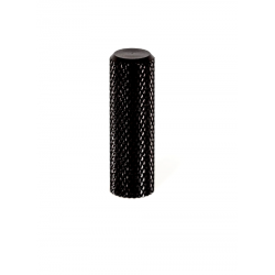 Buton pentru mobila Graf Mini, finisaj negru periat, D= 10 mm