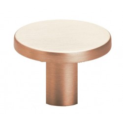 Buton pentru mobilier Como Big, cupru periat, D 41 mm
