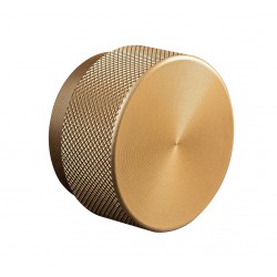 Buton pentru mobilier Graf Big, alama intunecata periata, D 50 mm