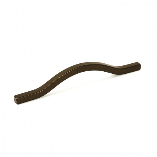 Maner pentru mobilier Brave maro metalizat, L= 240 mm