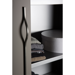 Maner pentru mobilier Brave, negru mat, L: 1040 mm