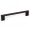 Maner pentru mobila Graf Mini, finisaj negru periat, L= 182 mm