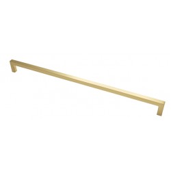 Maner pentru mobilier U, alama periata, L: 500,5 mm