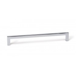 Maner pentru mobilier U, crom lucios, L: 200,5 mm