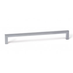 Maner pentru mobilier U, crom mat, L: 200,5 mm