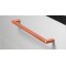 Maner pentru mobilier U cupru periat L:136.5 mm
