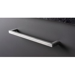 Maner pentru mobilier U, gri periat, L: 136,5 mm