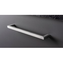 Maner pentru mobilier U, gri periat, L: 200,5 mm