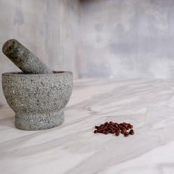 Blat de lucru laminat compact, Kronospan, K023 SU Venato, miez Alb, coală 4100x1300x12 mm