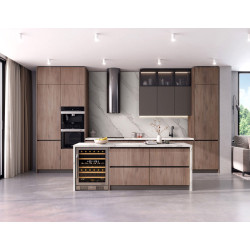 Blat de lucru laminat compact, Kronospan, K551 SU Calacatta Olympus, miez Alb, coală 4100x1300x12 mm