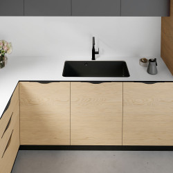 Blat de lucru laminat compact, Gri Deschis, SUD, coală 3670x600x12 mm