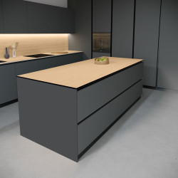 Blat de lucru laminat compact, Fag Seren, SUD, coală 3670x600x12 mm