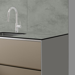 Blat de lucru laminat compact, Gri Urban, SUD, coală 3670x600x12 mm