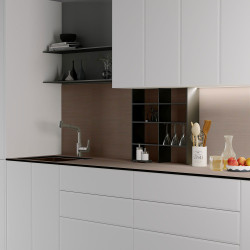Blat de lucru laminat compact, Cenușiu Natural, SUD, coală 3670x600x12 mm