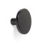 Agatatoare cuier Como, finisaj negru mat, 41x25 mm
