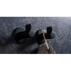Agatatoare cuier Fin, finisaj negru mat, 50x54x52 mm