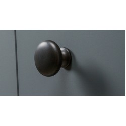 Buton Duke finisaj negru mat, 31mm
