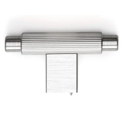 Buton pentru mobila Arpa, finisaj otel inoxidabil, 70x35 mm