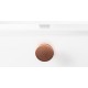 Buton pentru mobilier Como, cupru periat, D: 26 mm