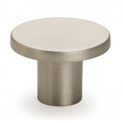 Buton pentru mobilier Como nichel periat D:26mm