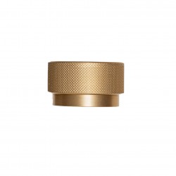 Buton pentru mobilier Graf Big, alama intunecata periata, D 50 mm