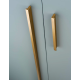 Maner pentru mobila Angle, finisaj alama shadow periata, L 400 mm