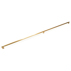 Maner pentru mobila Arpa, finisaj alama intunecata periata, L 1200 mm