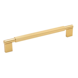 Maner pentru mobila Arpa, finisaj alama intunecata periata, L 342 mm