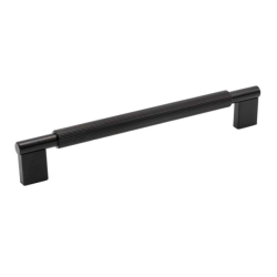 Maner pentru mobila Arpa, finisaj negru periat, L 214 mm