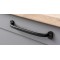 Maner pentru mobila Firm, finisaj negru texturat, L:189,8 mm