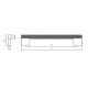 Maner pentru mobila Graf Big, finisaj otel inoxidabil, L:352 mm