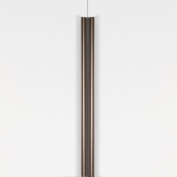Maner pentru mobila Ona Long, finisaj maro metalizat, L 1100 mm