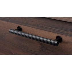 Maner pentru mobila Rille, finisaj negru periat, L 190 mm