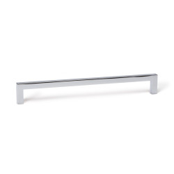 Maner pentru mobila U, finisaj crom lucios, L:168,5 mm