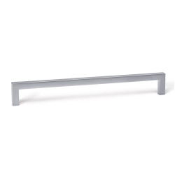 Maner pentru mobila U, finisaj crom mat, L:168,5 mm
