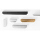 Maner pentru mobila Vann, finisaj anodizat aluminiu lucios, L:200 mm