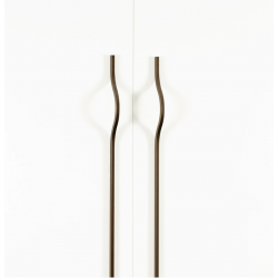 Maner pentru mobilier Brave, maro metalizat, L 1040 mm