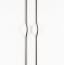 Maner pentru mobilier Brave, maro metalizat, L 1150 mm