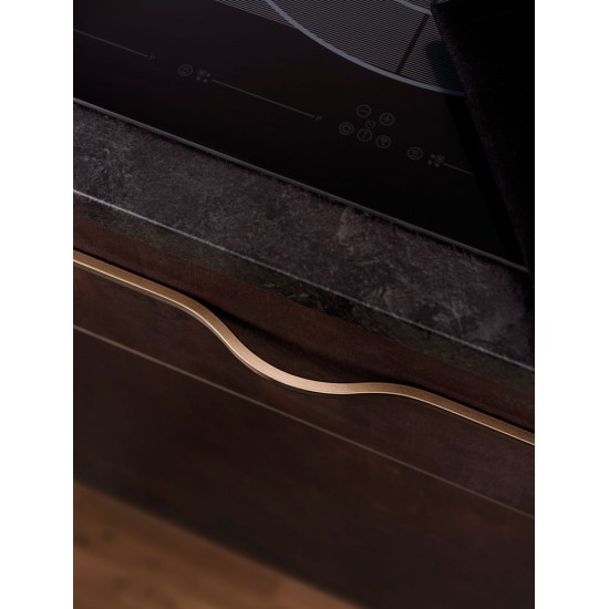 Maner pentru mobilier Brave maro metalizat, L= 240 mm