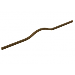 Maner pentru mobilier Brave maro metalizat, L= 600 mm