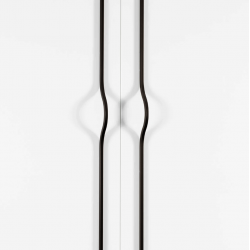 Maner pentru mobilier Brave, negru mat, L 1150 mm