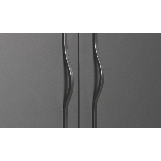 Maner pentru mobilier Brave negru mat, L= 400 mm