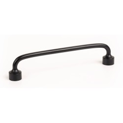 Maner pentru mobilier Floid, finisaj negru mat, L:143,6 mm
