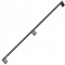 Maner pentru mobilier Graf Mini Long, finisaj negru periat, L: 1200 mm