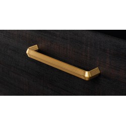 Maner pentru mobilier Lines, L:170 mm, finisaj auriu periat