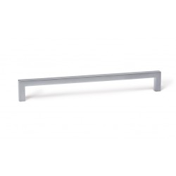 Maner pentru mobilier U, gri periat, L 168,5 mm