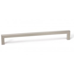Maner pentru mobilier U, nichel periat, L 168,5 mm