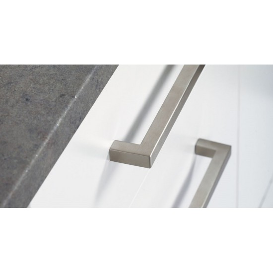 Maner pentru mobila U, finisaj nichel periat, L: 500.5 mm