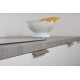 Maner pentru mobilier Vann, finisaj aluminiu, L100 mm
